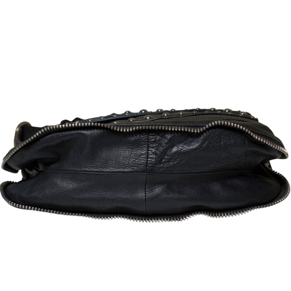 Donna Karan Collection Messenger Luxe Studded Leather Bag - Picture 4 of 9